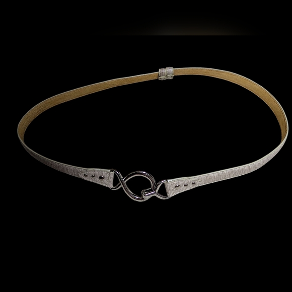 Vintage mod buckle waist belt - Picture 3 of 8